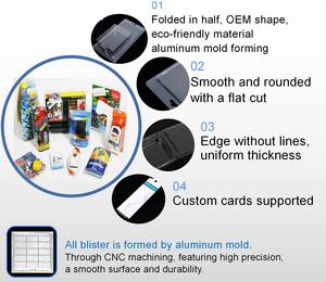 แม่พิมพ์พลาสติกพับได้ถังสุญญากาศบรรจุภัณฑ์แบบฝาพับพีวีซีบรรจุภัณฑ์แบบฝาพับสำหรับของเล่นขนาดเล็ก - Product Image 4