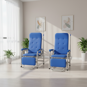 आरामदायक बहु-कार्य जलसेक चेयर धातु फ्रेम अस्पताल-क्लीनिकों और अस्पतालों के लिए समायोज्य - Product Image 1