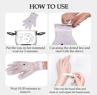 Masque jetable hydratant et nourrissant pour les mains et les pieds, gants et chaussettes pour soins des peaux sèches et gercées