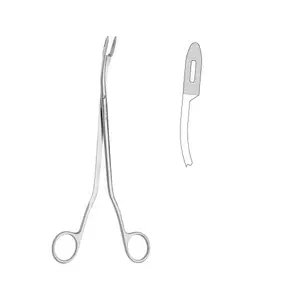 IUD removing forceps,curved