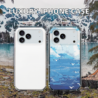 Luxe 3D PC Sublimation Snap Coating Phone Case Couverture arrière personnalisée vierge pour iPhone 17 16 15 14 11 Pro Max Mobile Phone Cases