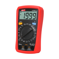 Multimètre numérique miniature UNI-T UT33C+ LCD de poche, testeur électrique professionnel portable, 200V-600V DC/AC, précision 0,01% +1