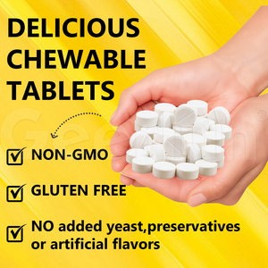 Comprimés à croquer de vitamine C saveur orange, soutien immunitaire et antioxydant, personnalisés OEM - Product Image 3