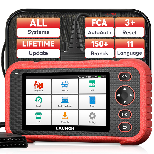 EU Warehouse LAUNCH 2026 CRP123E PLUS All System Auto Diagnostic Tool OBD2 Scanner 12V Cars Code Reader