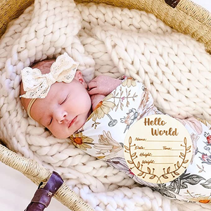 Enseigne <span class=keywords><strong>de</strong></span> bienvenue <span class=keywords><strong>pour</strong></span> bébé, décoration murale <span class=keywords><strong>de</strong></span> chambre d'enfant, panneau « Hello World » <span class=keywords><strong>pour</strong></span> nouveau-né, décoration <span class=keywords><strong>de</strong></span> chambre <span class=keywords><strong>de</strong></span> bébé, cadeau <span class=keywords><strong>de</strong></span> <span class=keywords><strong>naissance</strong></span>, Tailai 5,8 pouces, souvenir - Product Image 5