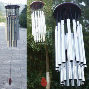 Grand carillon à vent rectangulaire de luxe en métal à 27 tubes, cloches de chapelle, décoration extérieure pour <span class=keywords><strong>jardin</strong></span> et maison - Product Image 1
