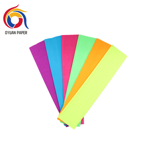 Ouyuan 17gsm huỳnh quang tự làm Thiết kế giấy <span class=keywords><strong>Crepe</strong></span> in offset tương thích Sáp Nhựa tráng giấy gói đặc biệt cho quà tặng - Product Image 6