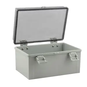 Saipwell PC Waterproof Box With Clear Cover Flame Retardant Material V2