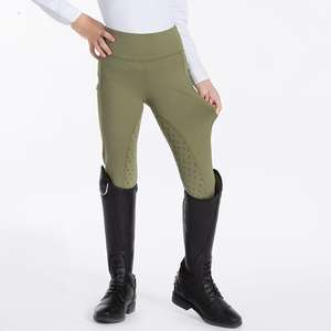 Pantalon équestre en silicone haute élasticité pour enfants OEM équipement d'entraînement printemps automne équestre - Product Image 6