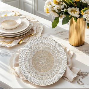 Tùy Chỉnh Dệt Bohemian Vòng Tua Đay Placemat 380Mm Đường Kính 10Mm Dày Cho Bảng Trang Trí Và Sử Dụng Nhà - Product Image 1