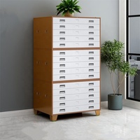 5 Tiroirs Fichier Coffre Fabricant Assemblé Métal Horizontal A0 A1 Art Blueprint Dessin Carte Plan Armoire De Rangement avec Tiroirs