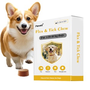 อาหารเสริมแบบเคี้ยวชนิดนุ่มสำหรับสุนัขพันธุ์ใหญ่ ป้องกันเห็บหมัด ปรับแต่งได้ตามความต้องการของผู้ผลิต (OEM) ขนาด 2040 กก. ป้องกันได้นาน 12 สัปดาห์ ดูดซึมเร็ว เสริมภูมิคุ้มกัน - Product Image 4