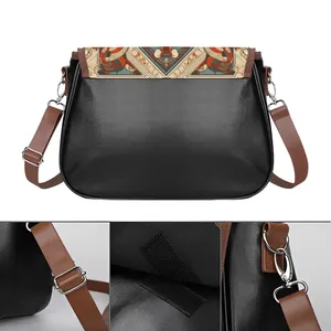 Sac à bandoulière en cuir pour femme avec impression personnalisée Kk, motif lettres, usage quotidien toutes saisons - Product Image 6