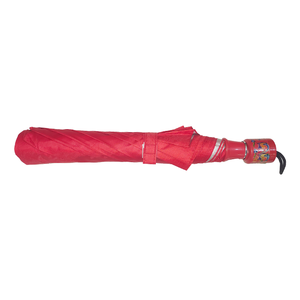Parapluie pliable rouge compact et léger pour hommes et femmes, résistant au vent, idéal pour les voyages - Product Image 4