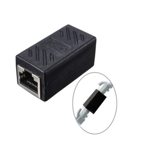 ตัวเชื่อมต่อเครือข่ายแบบมีฉนวนป้องกัน RJ45 อะแดปเตอร์แบบอินไลน์ 2 พอร์ต โมดูลขยายอีเธอร์เน็ต - Product Image 1