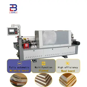 LUBANLE LB358 High Quality MDF Production Edge Bander Automatic Wood Melamine Plywood Edge Banding Machine Price