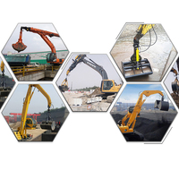 Suku Cadang Excavator Merk Xingchuang, Mini Clamshell Hidrolik Baja, Bucket Pengambil Pasir, Untuk Excavator 20-40 Ton, Garansi 1 Tahun