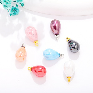 Colorful Abs Imitation Pearl Teardrop <b>Beads</b> For Jewelry Making 10mm <b>Plastic</b> Resin DIY Accessories Yiwu Spring 2024 - Product Image 4