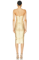 Robes Midi Moulantes Sans Manches et Sans Bretelles de Haute Qualité pour Femmes – Idéales pour Soirées, Cocktails et Cérémonies