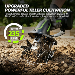 Motoculteur Électrique Sans Fil 2-en-1 Portatif, Rechargeable sur <span class=keywords><strong>Batterie</strong></span>, pour Petites Exploitations Agricoles, avec Logo Personnalisé OEM Disponible - Product Image 5