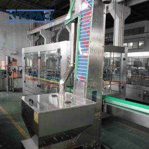 Máquina de Lavagem, Enchimento e Engarrafamento de Bebidas de Suco de Fruta 3 em 1 Totalmente Automática com Controle PLC e Motor Elétrico Economizador de Energia - Product Image 6