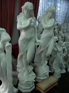 Sân vườn ngoài trời trang trí nội thất đá sản phẩm điêu khắc Tay Chạm Khắc Đá Cẩm Thạch Hy Lạp TượNg Nhân sư - Product Image 6