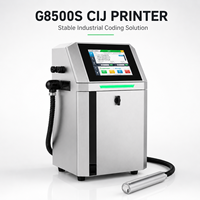 Imprimante jet d'encre à petits caractères G8500S CIJ pour ligne d'embouteillage de bouteilles PET, machine de codage de la date et du numéro de lot