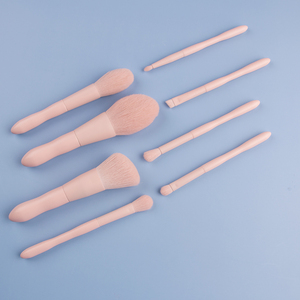 BEILI-<span class=keywords><strong>brochas</strong></span> de maquillaje personalizadas, mini <span class=keywords><strong>brochas</strong></span> de maquillaje de mango de madera, color rosa claro, marca privada, arbustos, <span class=keywords><strong>brochas</strong></span> cosméticas - Product Image 3