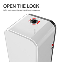 PYJ Distributeur automatique de savon et de désinfectant pour les mains de haute qualité 1500ml ABS Offre Spéciale mural sans contact pour le linge