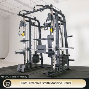 Máquina Smith Multifuncional de Acero para 3 Personas, Entrenamiento Integral, Ecológica para Uso Doméstico, Venta al Por Mayor SK - Product Image 2