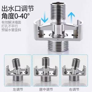 Brazo de Ducha de Acero Inoxidable, Ajustable, Curvable de 120-180 mm, Montaje en Pared, Diseño Moderno - Product Image 4