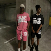 Ensemble deux pièces personnalisé avec logo d'usine pour homme, style décontracté vintage, streetwear football, imprimé graphique, 100 % coton écologique