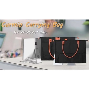 Estuche de transporte de muestra gratuito compatible con la computadora de escritorio Apple iMac de 27 pulgadas, bolsa de transporte acolchada para viajes con asa de goma - Product Image 3