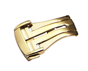 Hebilla de <span class=keywords><strong>Reloj</strong></span> de Acero Inoxidable 316L con Logotipo Personalizado, 14, 16, 18, 20 mm, Plateada y Dorada, Cierre Plegable Compatible con Correas de <span class=keywords><strong>Reloj</strong></span> de Cuero <span class=keywords><strong>Omega</strong></span> <span class=keywords><strong>Seamaster</strong></span> - Product Image 4