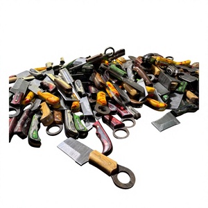Cuchillo de Supervivencia y Caza de Acero de Damasco Hecho a Mano de Alta Calidad con Hoja Fija Mini Tipo Drop Point, Mango de Resina OEM Personalizable - Product Image 1