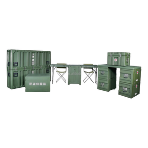 Boîte de transport en plastique rotomoulé LLDPE, boîte de rangement en plastique rotomoulé, bureau pliable d'extérieur - Product Image 2