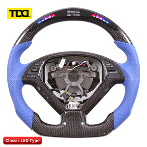 พวงมาลัยคาร์บอนไฟ LED TDD สำหรับ G37 พวงมาลัยสำหรับ Infiniti G37 Coupe Sedan ปี 2004 2005 2006 2007 - Product Image 4