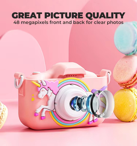 Appareil photo pour enfants avec jeux de puzzle, cadeaux merveilleux pour garçons et filles, jouet pour les enfants de <span class=keywords><strong>3</strong></span> ans et plus, pour le Nouvel An, Noël, les vacances, les anniversaires - Product Image 1