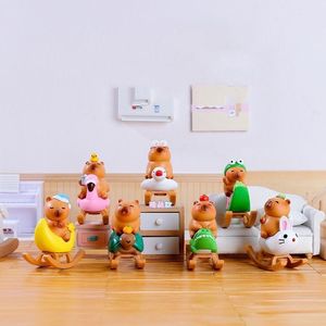 <span class=keywords><strong>Série</strong></span> de chevaux à bascule Capibala, boîte mystère, poupée Capybara, <span class=keywords><strong>série</strong></span> de dessins animés, <span class=keywords><strong>série</strong></span> de guérison, ornements de bureau en PVC, cadeau d'anniversaire - Product Image 1