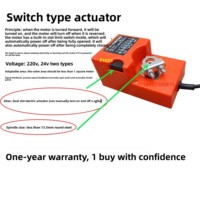 Retour de signal sensible Mécanisme de contrôle de débit électrique Actionneur d'amortisseur électrique Signal marche/arrêt freinage