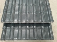 Tuile en résine ASA de conception espagnole Tuile en pvc Feuille de toiture en plastique