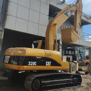 Excavatrice japonaise originale de 20 tonnes à moteur de commande Excavatrice d'occasion Cat 320D2 320D2L 320D 320CL en stock - Product Image 2