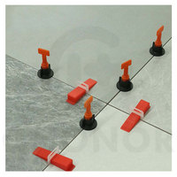 Système de nivellement de carreaux de sol réutilisable Clips Séparateur de carreaux Entretoises et entretoises Outil