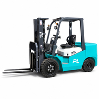 Forklift Listrik PL 3.5 Ton Baterai Lithium Counterbalance Fork Lift Truck 3500 kg Beban Angkat 3000 mm untuk Pengangkutan Kargo Pelabuhan