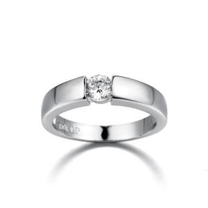 Anelli Promessa per Coppie 4MM in Ottone Placcato Oro Rosa con Zirconi, Gioielli per Fidanzamento, Matrimonio e Feste per Uomo e Donna - Product Image 6