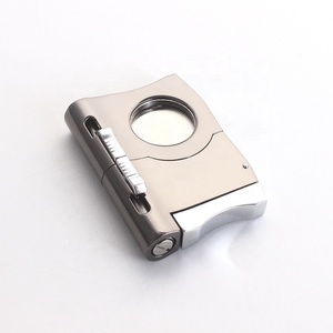 Accesorios para cigarros de acero inoxidable, tijeras de corte con perforación de cigarros, Cortapuros afilados - Product Image 3