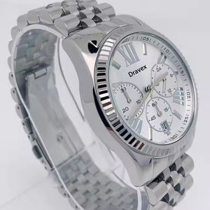 Montre à quartz personnalisée de 40 mm, ultra-fine, en acier inoxydable, avec cadran à aiguilles et chiffres romains, étanche 30M, vente en gros d'usine - Product Image 2