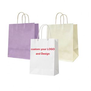 ถุงกระดาษใส่อาหารแบบมีเชือกหิ้วสำหรับขนมเบอร์เกอร์ แบบกำหนดเองได้ - Product Image 1