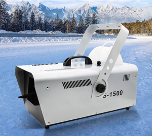 High Power White Snow Effect Maker Aluminum Alloy Body <b>Remote</b> Control European <b>Plug</b> Wide Voltage Electric Driven for Stage Party - Product Image 3