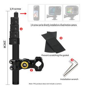 Khóa gấp <span class=keywords><strong>Selfie</strong></span> <span class=keywords><strong>Stick</strong></span>, thích hợp cho insta360 x4x3x5 toàn cảnh máy ảnh nhôm kính thiên văn cực cố định khung <span class=keywords><strong>Selfie</strong></span> <span class=keywords><strong>Stick</strong></span> - Product Image 2